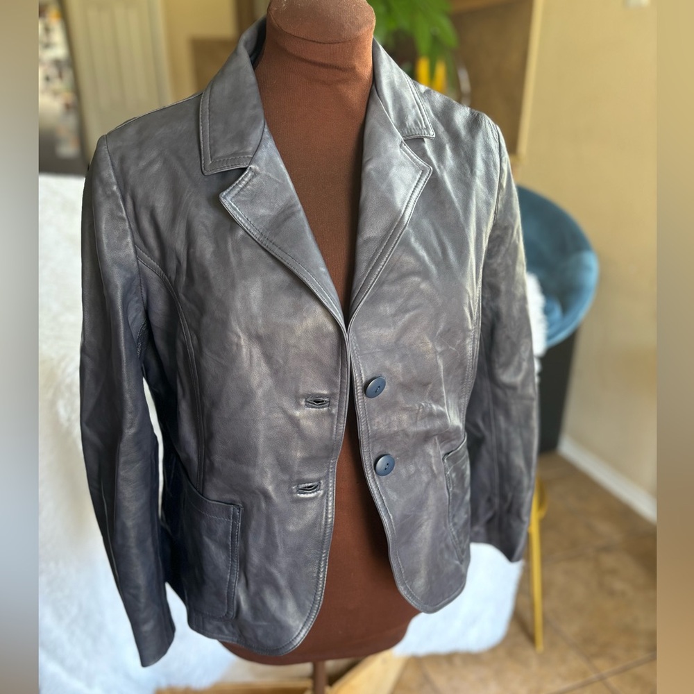 Vera Pelle (real leather) jacket handcrafted in Italy